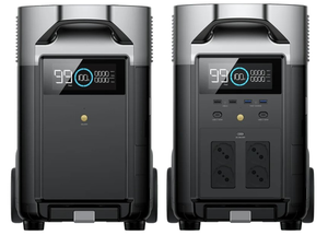 קיט תחנת כח ניידת ECOFLOW DELTA3600PRO + תא הרחבה