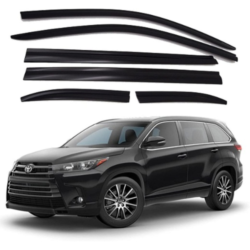 מגן רוח לרכב טיוטה היילנדר 2013-2019 תוצרת AUTOCLOVER קוריאה - סט 4 חלקים הדבקה חיצונית