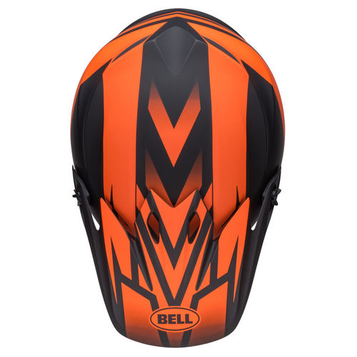 קסדה לאופנוע BELL MX-9 DISRUPT שחור\כתום מט