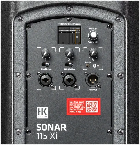 רמקול מוגבר 15″ עם שליטה מרחוק HK Audio SONAR 115 XI