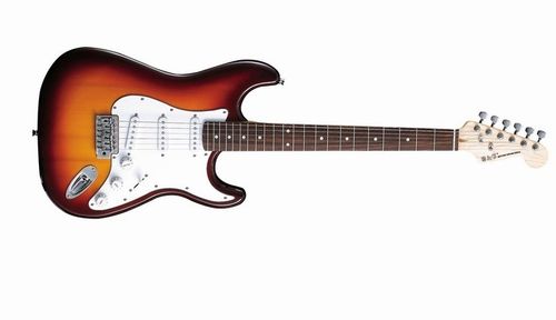 גיטרה חשמלית 3/4 לילדים ROCKTONE ST-1 MINI Sunburst