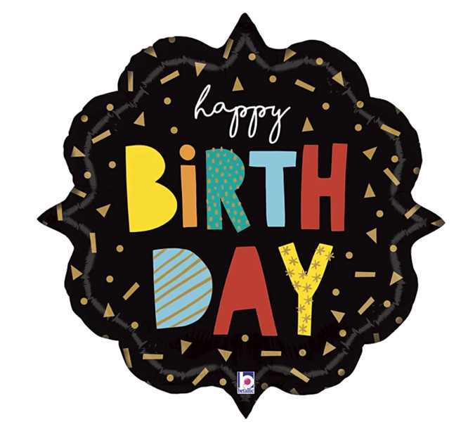 בלון מיילר 31" happy birthday 