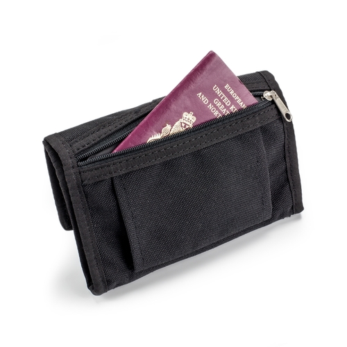 ארנק קרייגה שחור - KRIEGA STASH TRAVEL WALLET