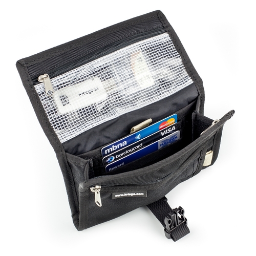 ארנק קרייגה שחור - KRIEGA STASH TRAVEL WALLET
