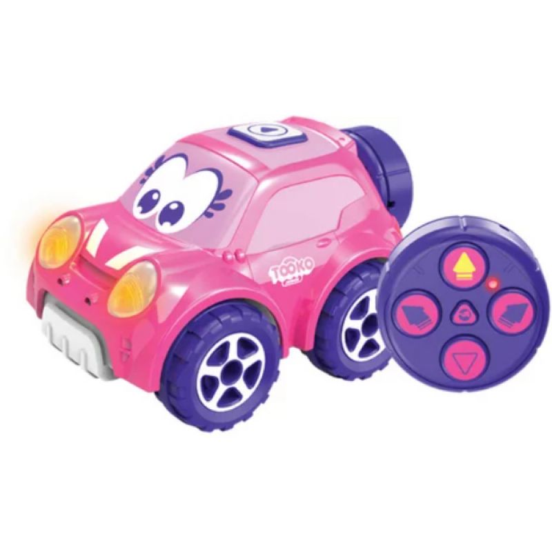 מכונית שלט פעלולים עם מצב עקוב אחרי ורוד
