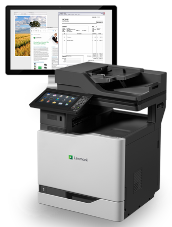 מדפסת לייזר צבעונית משולבת Lexmark CX860de 