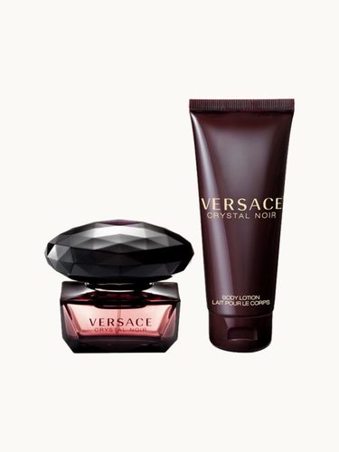 Versace Crystal Noir Gift Set EDT 50ML + 100ML Body Lotion מארז ורסצה קריסטל נואר לאישה