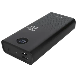 סוללת טעינה 20000mAh 22.5W צבע שחור Miracase