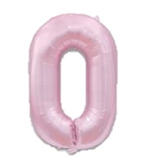 בלון מיילר ''34 ספרה 0 ורוד בהיר מט 