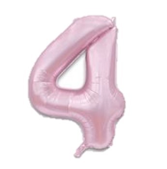 בלון מיילר ''34 ספרה 4 ורוד בהיר מט 