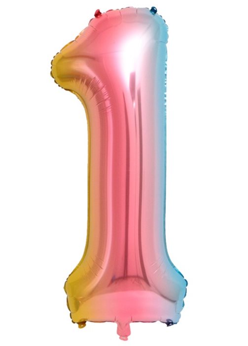 בלון ספרה 1 אומברה 34"