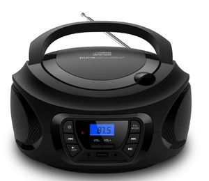 רמקול אלחוטי עם מגש דיסקים שחור BB-880-BK  Pure Acoustics