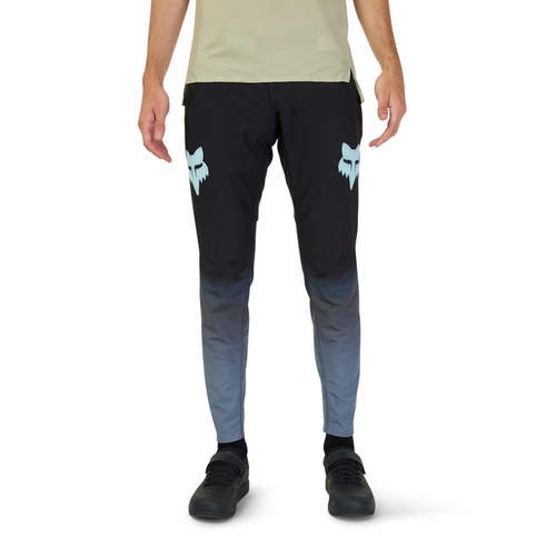 מכנס רכיבה ארוך פוקס שחור / טורקיז - FOX RACING FLEXAIR RACE PANT V24
