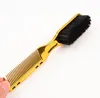 מברשת לניקוי לספרים משולבת מסרק סטרניק STERNIK COMB&BRUSH - צבע זהב