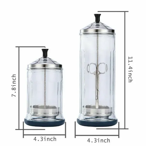 מיכל לחיטוי אביזרים ומספריים DISINFECTING JAR