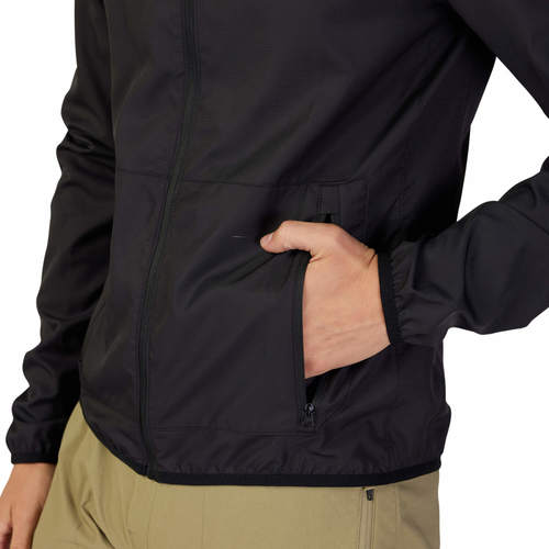 מעיל רוח פוקס שחור - FOX RANGER WIND JACKET V24
