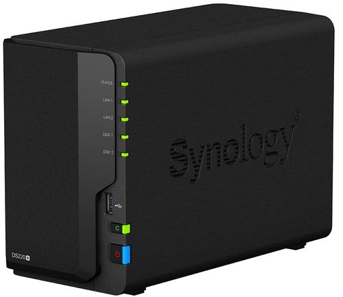 שרת אחסון Synology NAS DS220+ 2BAY Intel J4025 2GB
