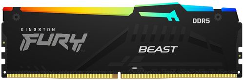 זכרון לנייח KINGSTON FURY BEAST RGB DDR5 32GB 5600MHZ CL40 XMP