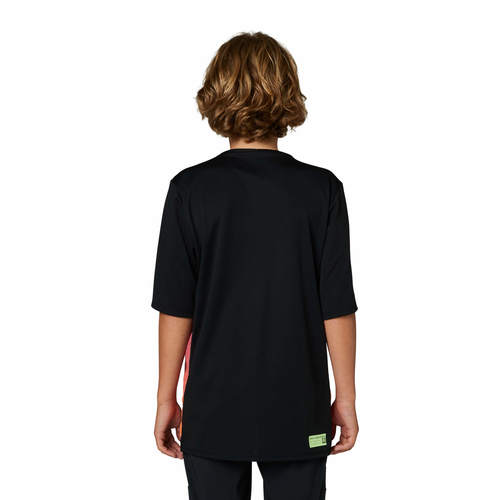 חולצת רכיבה קצרה לילדים פוקס שחור  -FOX YTH DEFEND SS JERSEY RACE V24