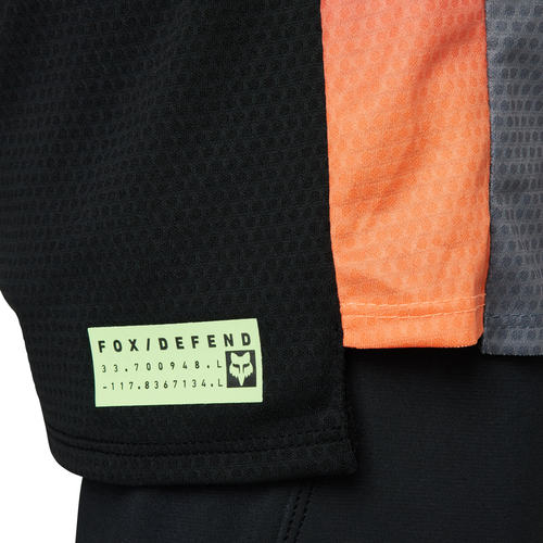 חולצת רכיבה קצרה לילדים פוקס שחור  -FOX YTH DEFEND SS JERSEY RACE V24