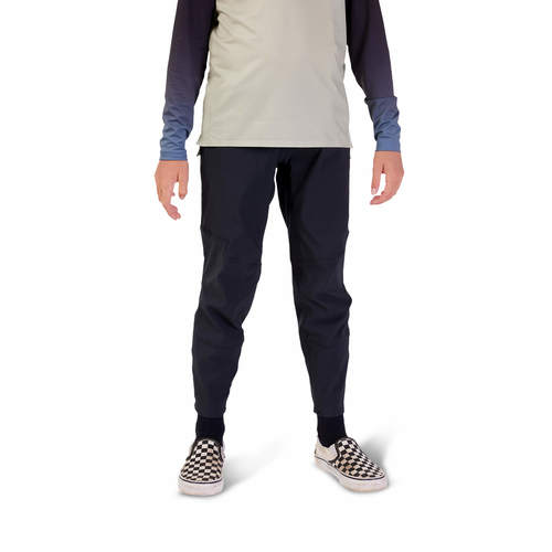 מכנס רכיבה ארוך לילדים פוקס שחור - FOX  YTH DEFEND PANT V24
