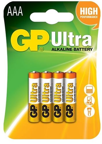 מארז 500 סוללות AAA אולטרה אלקליין GP ULTRA alkaline מלאי מיידי