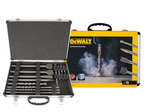 סט מקדחים ואיזמלים 15 יח' DEWALT DeWalt