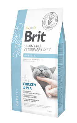 בריט רפואי לחתול אוביסיטי 2 ק”ג - Brit Veterinary Diet OBESITY