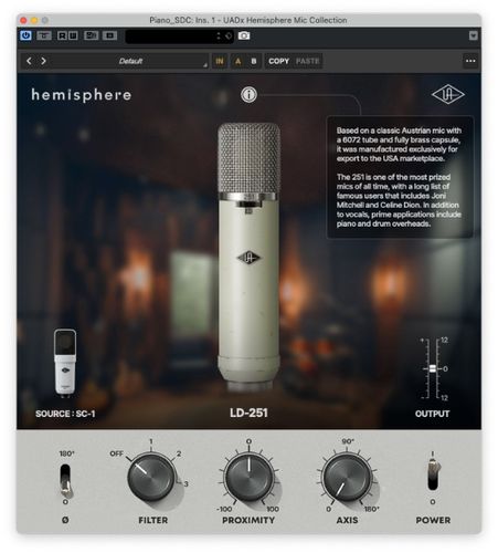 זוית נוספת Universal Audio SC-1