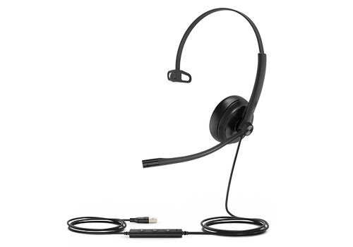מערכת ראש אוזן אחת למחשב YEALINK UH34 M USB