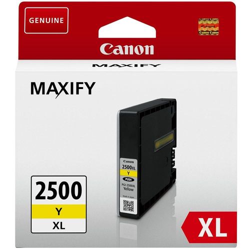 מילוי דיו צהוב מקורי PGI-2500XL Y Canon