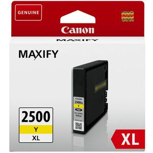 מילוי דיו צהוב מקורי PGI-2500XL Y Canon