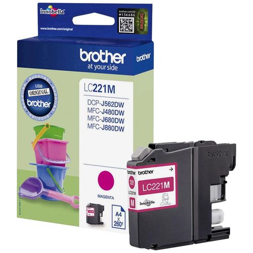 מילוי דיו מגנטה (אדום) מקורי IHB71 Brother