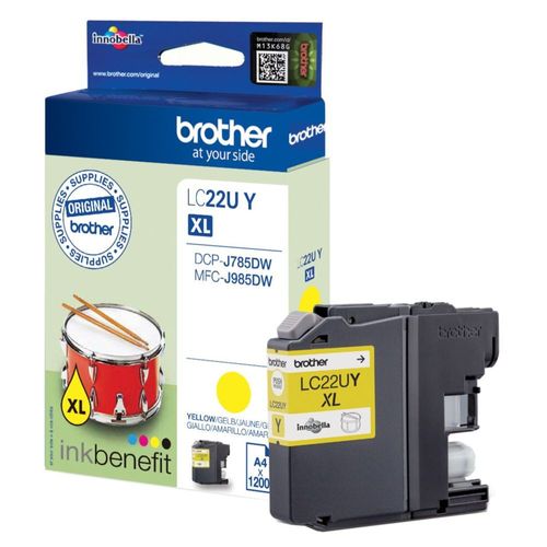 מילוי דיו צהוב מקורי IHB76 LC22U Y XL