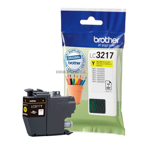 ‏ראש דיו ‏צהוב מקורי Brother LC3217Y