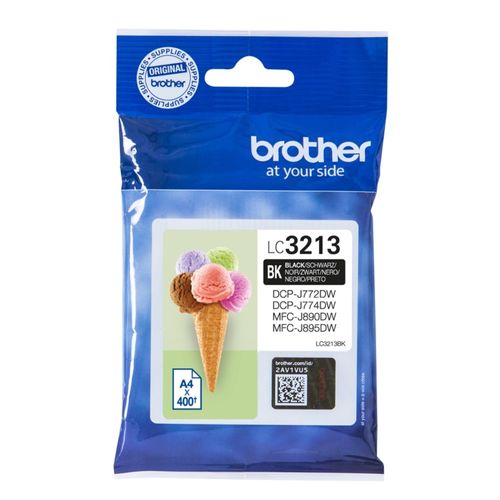 ראש דיו שחור מקורי Brother LC3213BK