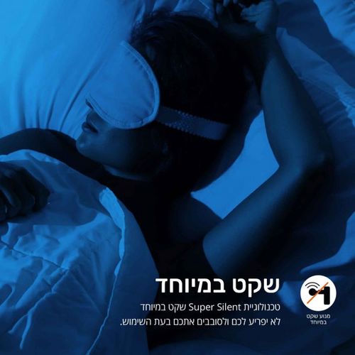 אקדח עיסוי מיני עם ארבעה ראשים ונרתיק נשיאה דגם MUSCLE GUN M4.2 מבית CARBON