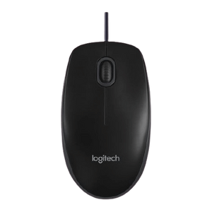 עכבר חוטי Logitech Optical USB B100