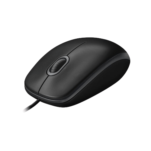 עכבר חוטי Logitech Optical USB B100