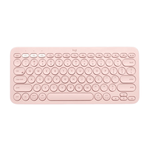 מקלדת Bluetooth בצבע ורוד Logitech K380