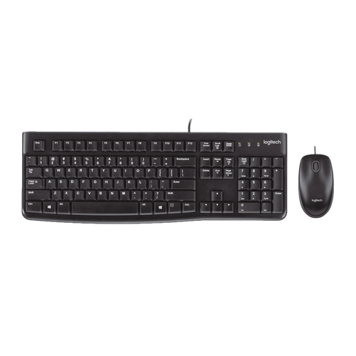 סט מקלדת ועכבר ברוסית Logitech Desktop Set MK120 Retail
