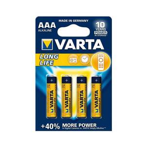 מארז 4 סוללות 1.5V - VARTA AAA
