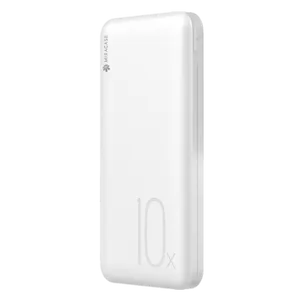סוללת טעינה 10000mAh 22.5W צבע לבן Miracase