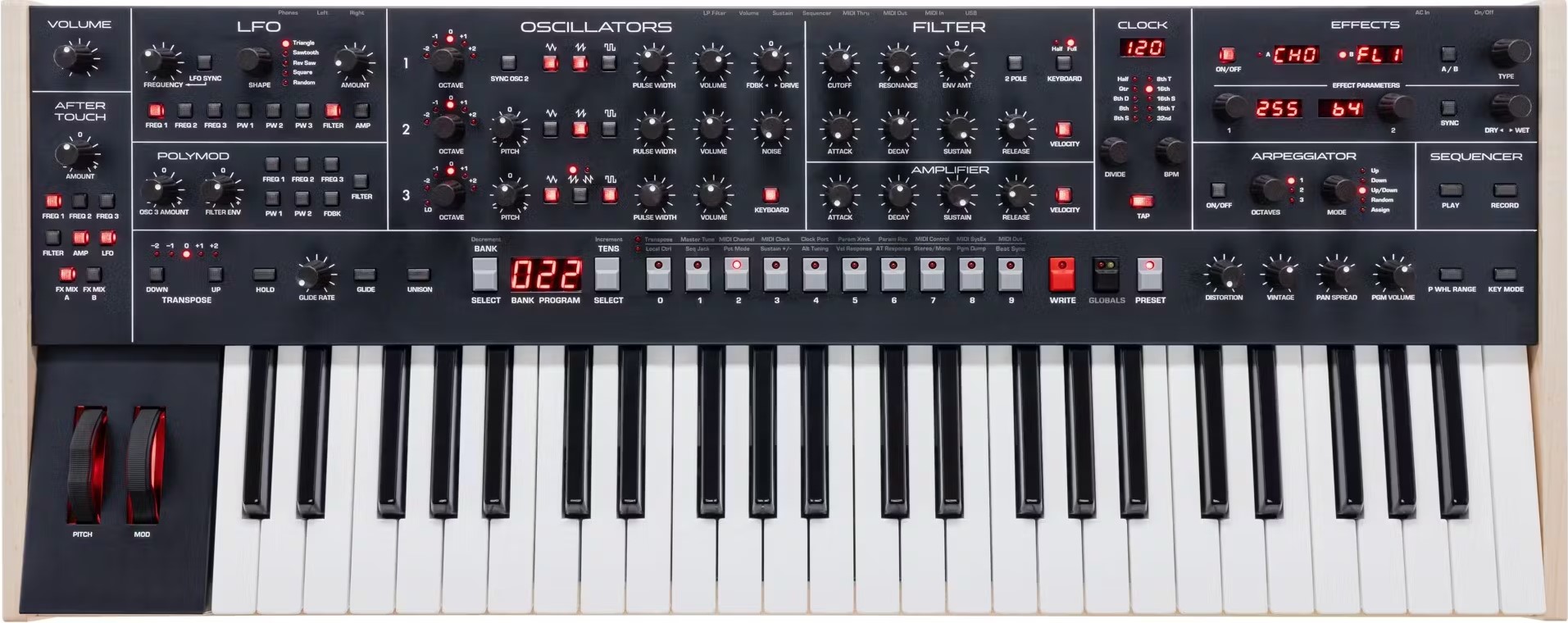 סינתיסייזר Sequential Trigon-6