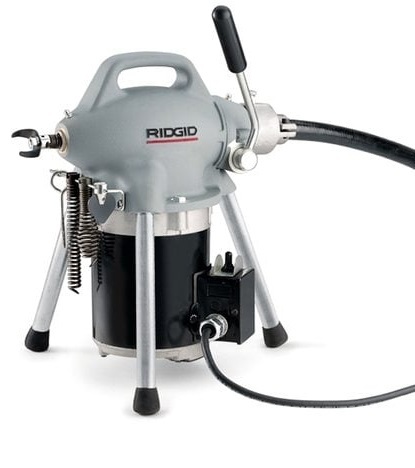 מכשיר לפתיחת סתימות חשמלי בצנרת עד “4 מבית RIDGID
