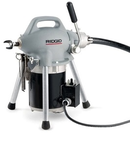 מכשיר לפתיחת סתימות חשמלי בצנרת עד “4 מבית RIDGID