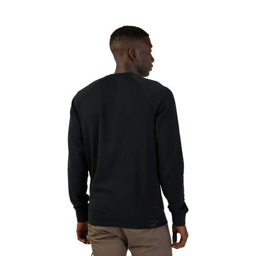 חולצת פליז פוקס שחור - FOX ABSOLUTE FLEECE CREW V24