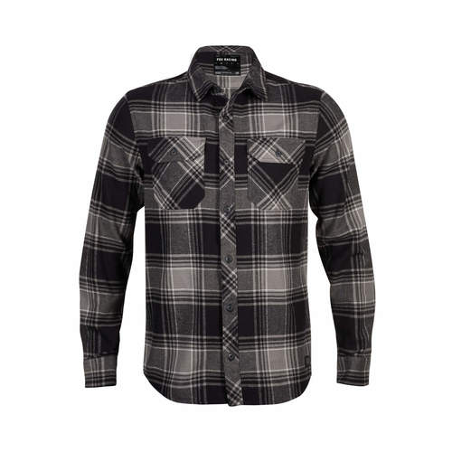 חולצת פלנל פוקס שחור - FOX TRAILDUST FLANNEL SHIRT V24