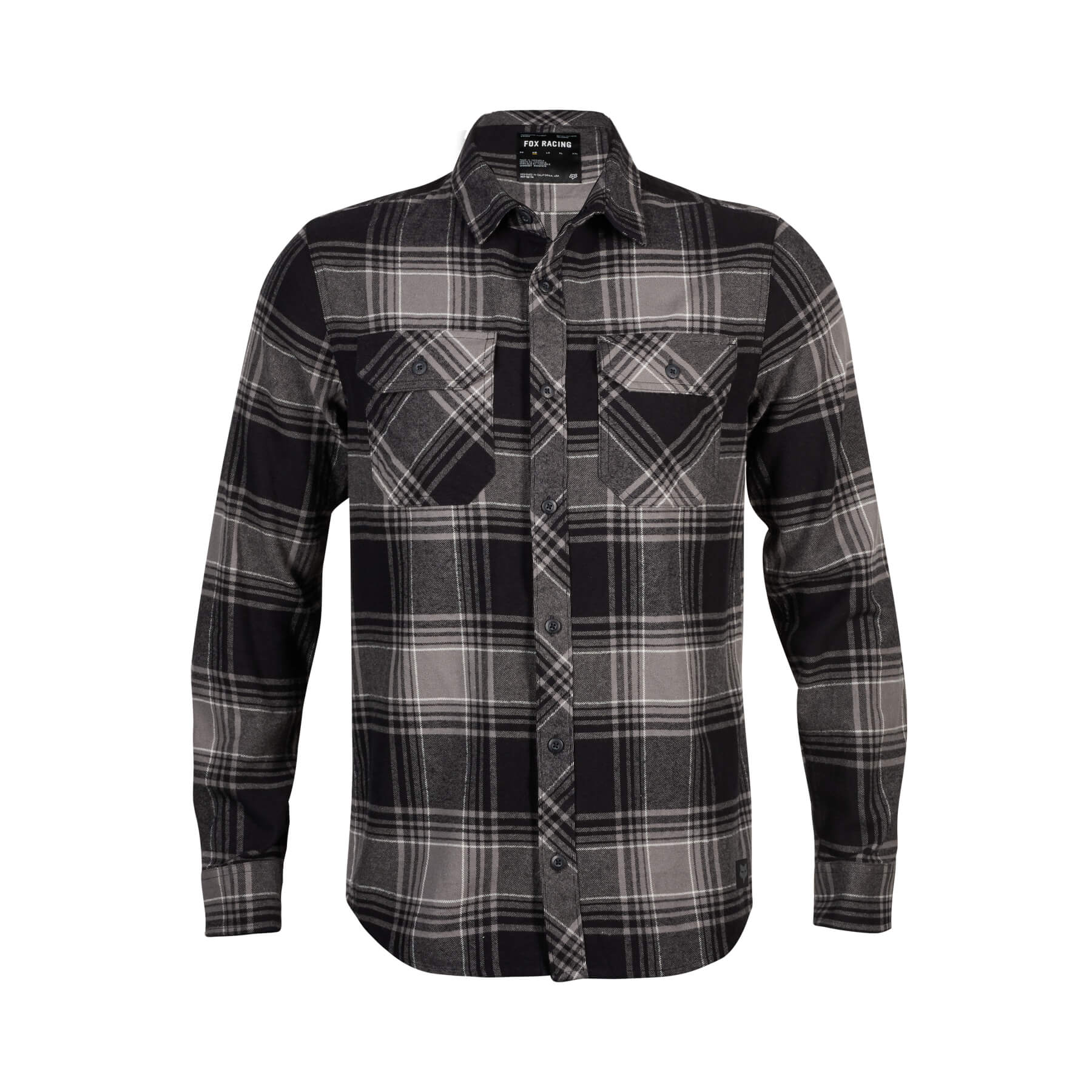 חולצת פלנל פוקס שחור - FOX TRAILDUST FLANNEL SHIRT V24