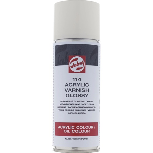 ספריי ורניש מבריק לאקריליק/שמן Acrylic Varnish Glossy #114